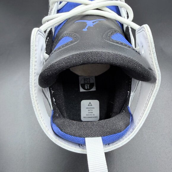 Air Jordan Flight Club 91 GS 'White Hyper Royal' - Picture 6 of 15